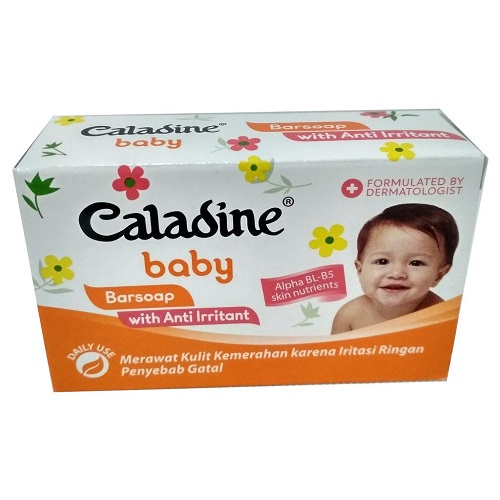 sabun mandi bayi caladine anti iritasi