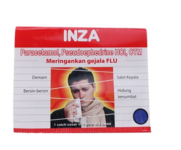 Obat flu dan hidung tersumbat Inza